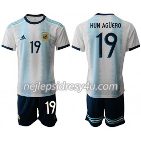 Fotbalový Dres Argentina Sergio Agüero 19 Dětské Domácí Copa América 2019